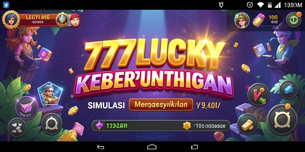 Tampilan gameplay 777LUCKY yang menegangkan dan penuh aksi.