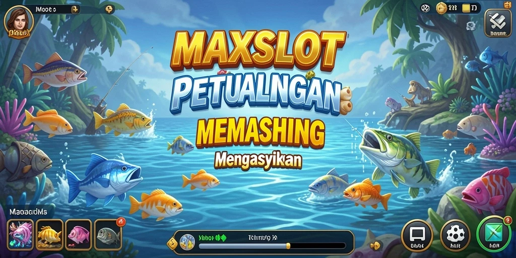 Gameplay <strong>MAXSLOT</strong> yang seru dengan aksi memancing yang mendebarkan.