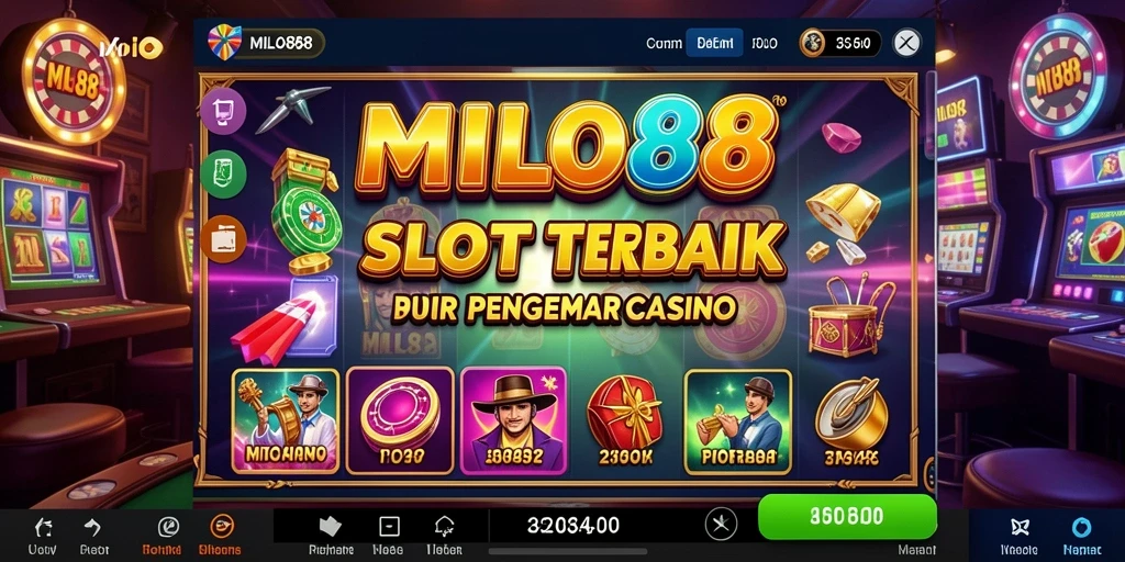 Tampilan gameplay Slot seru dan menarik di MILO88.