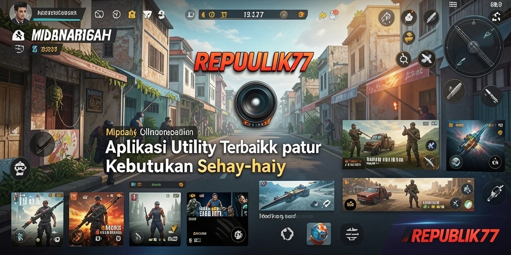 Screenshot tampilan antarmuka REPUBLIK77 yang memudahkan pengguna.