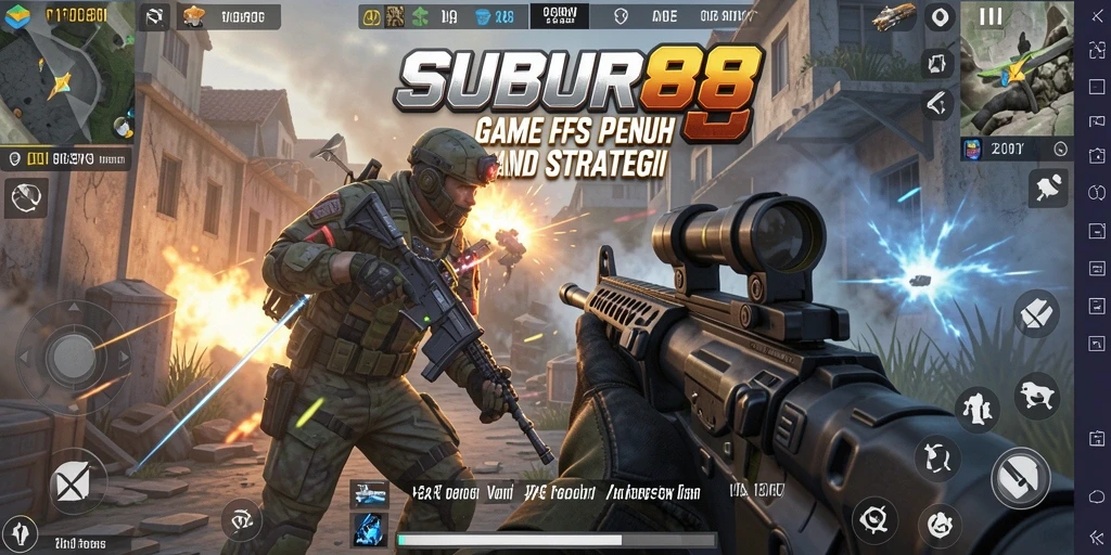 Screenshot SUBUR88 menampilkan intensitas pertarungan FPS yang mendebarkan.