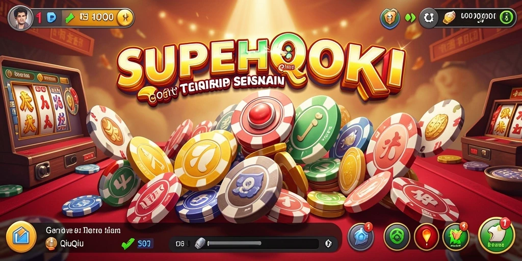 Screenshot gameplay QiuQiu dari SUPERHOKI yang seru.